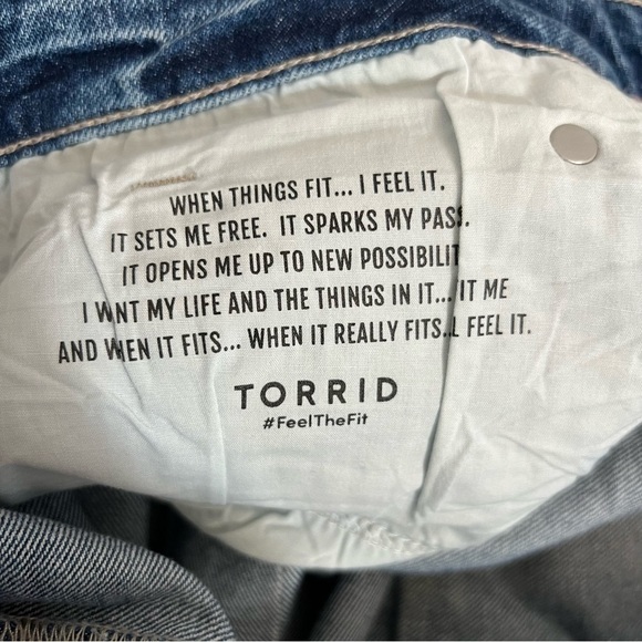 Torrid High rise feel the fit womens Plus jeans size 26R - Picture 8 of 10